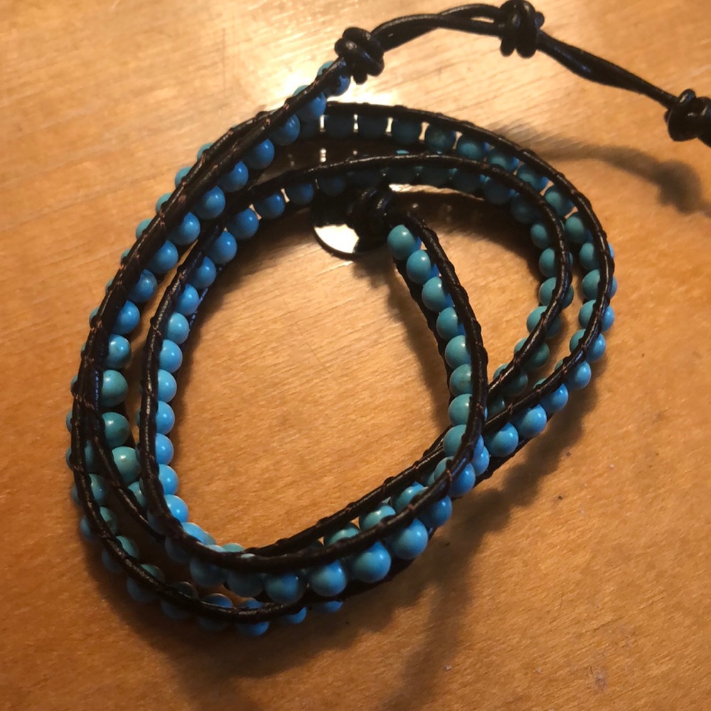 Turquoise colored bracelet